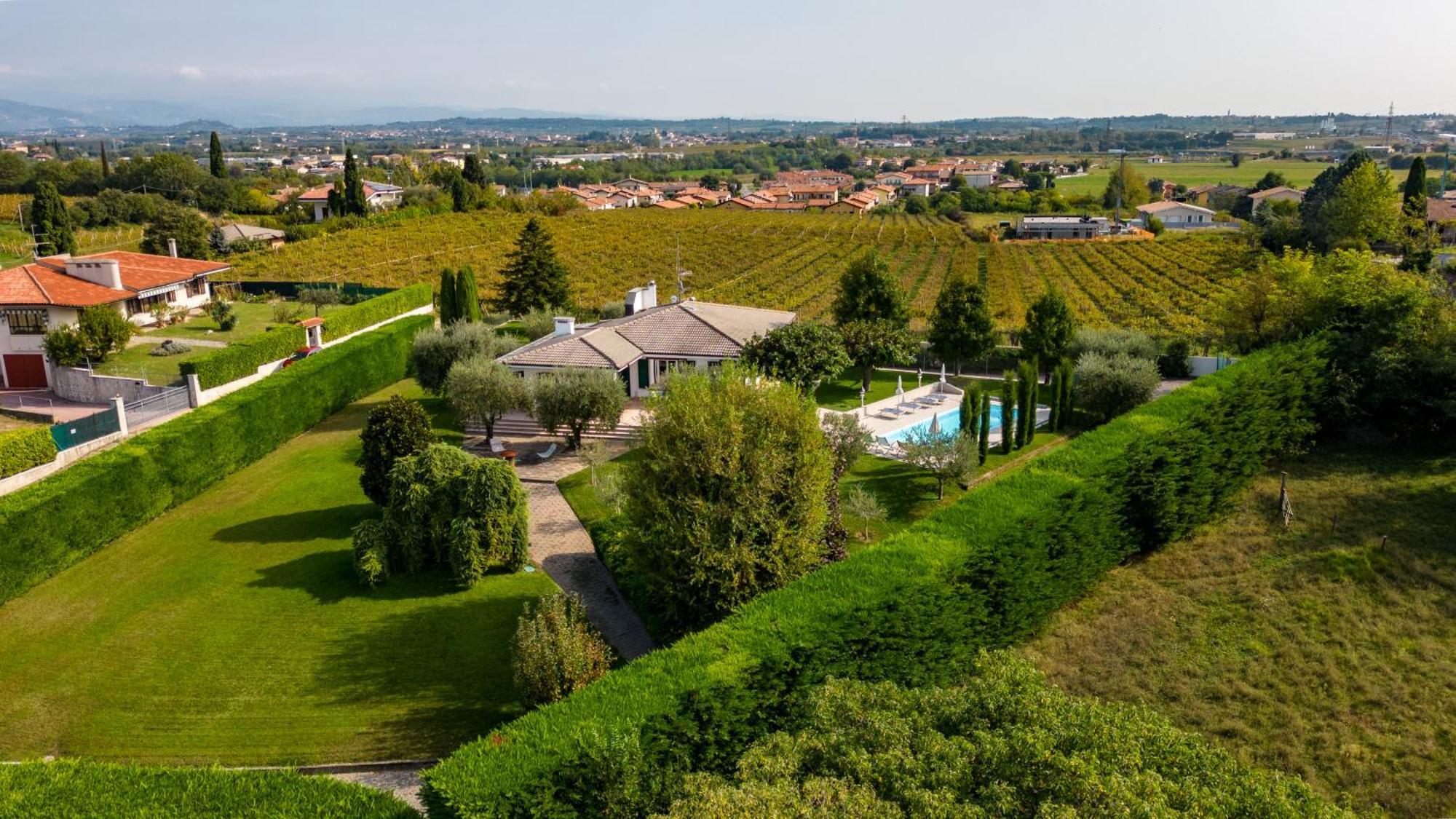 Villa Carini With 3000 Mq Garden & Heated Pool Castelnuovo del Garda Eksteriør bilde
