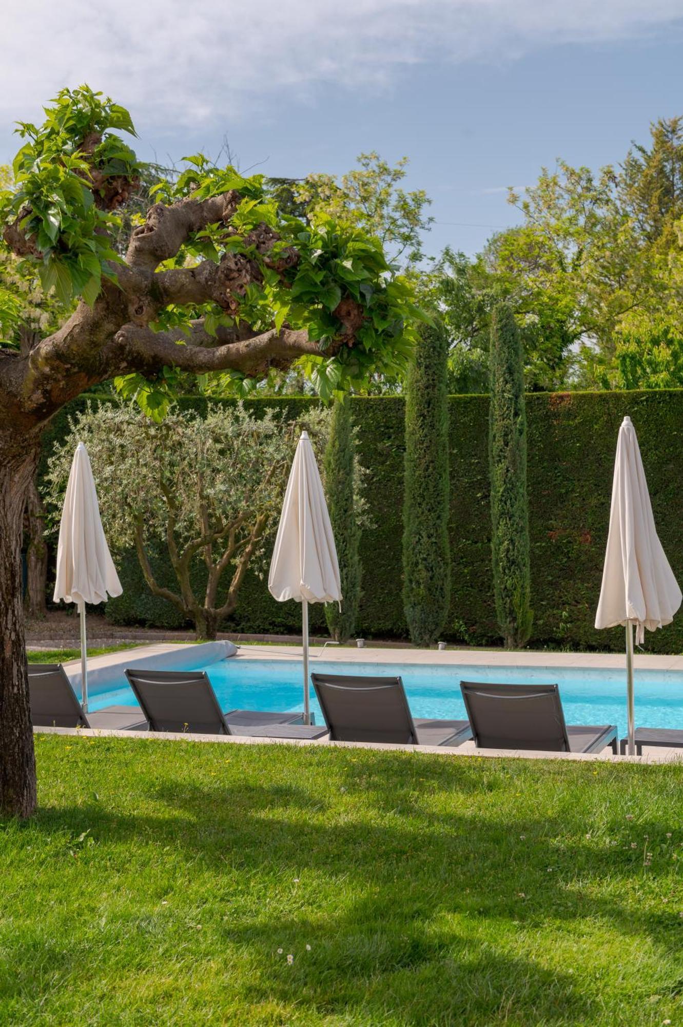 Villa Carini With 3000 Mq Garden & Heated Pool Castelnuovo del Garda Eksteriør bilde